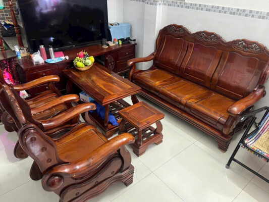 thu mua salon gỗ cũ giá cao