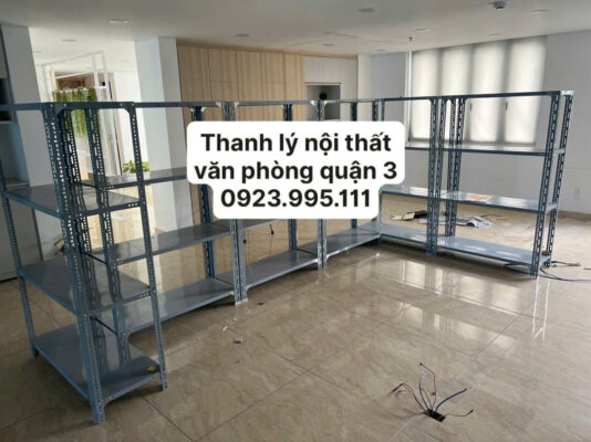 Thanh lý nội thất văn phòng tại quận 3