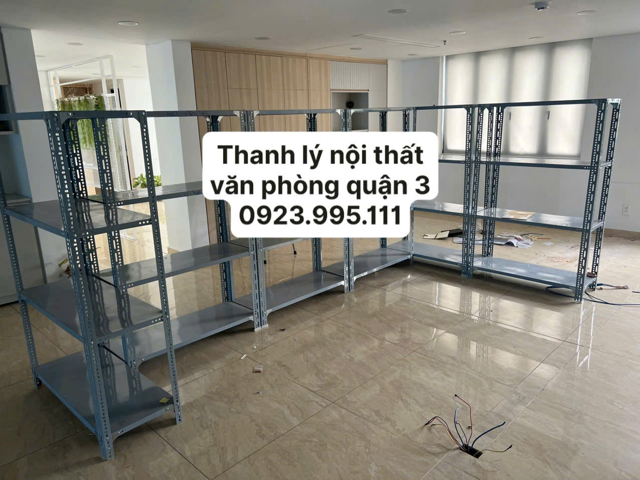 Thanh lý nội thất văn phòng tại quận 3