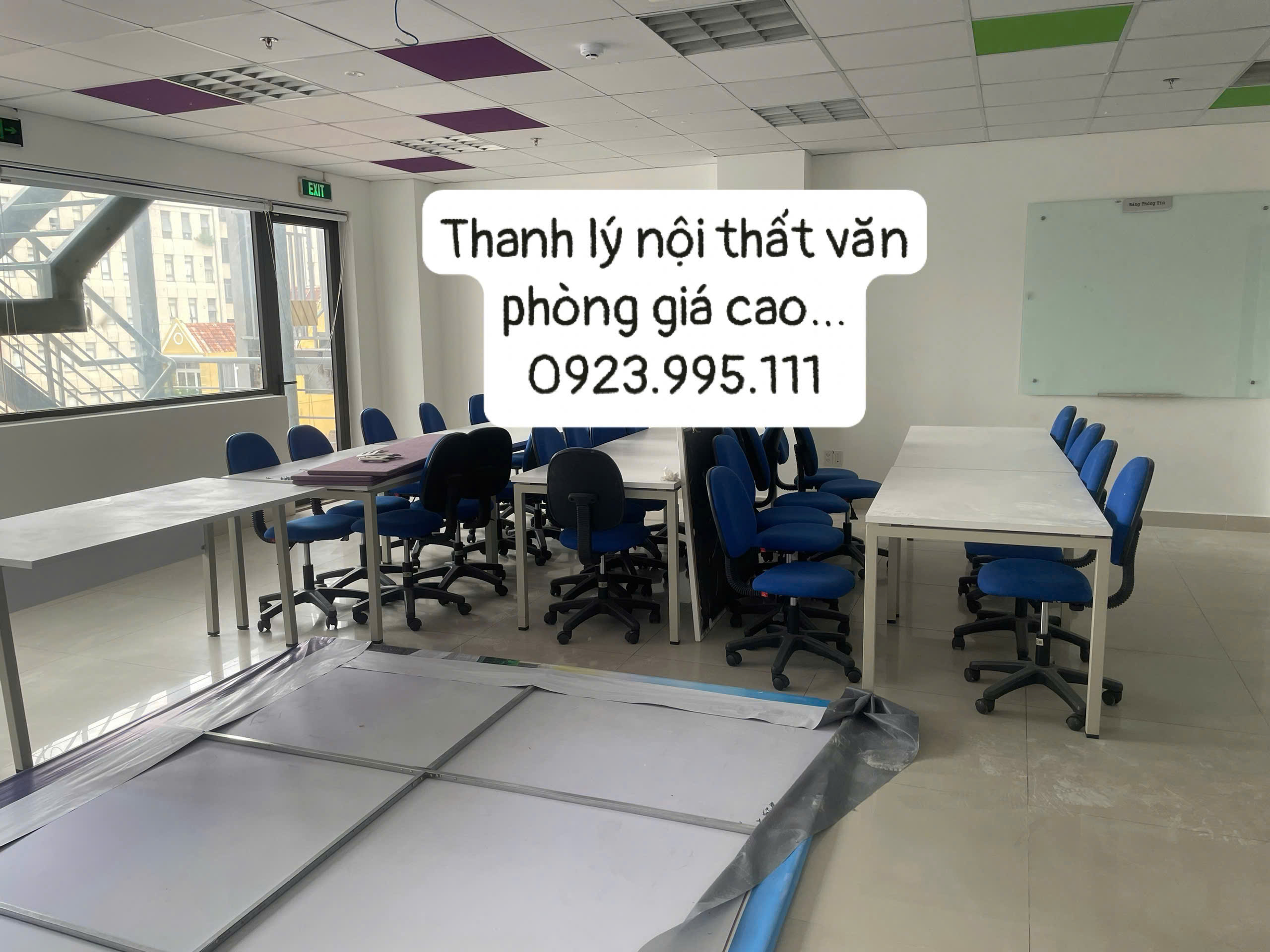 Thanh lý nội thất văn phòng Quận 7