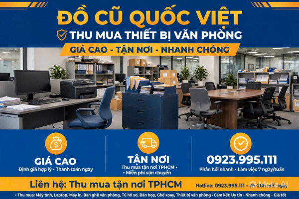 Thu mua thiết bị văn phòng cũ